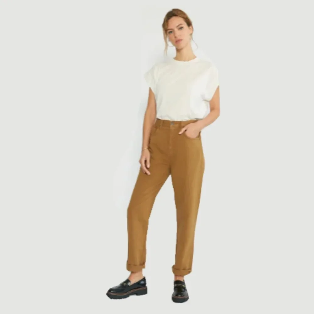 ÉTICA Bryce Pinch Waist Boyfriend in Tapenade NWT - Picture 4 of 12